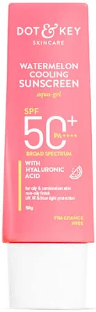 Dot & Key Watermelon & Hyaluronic Face Sunscreen SPF 50 PA+++ — No White Cast
