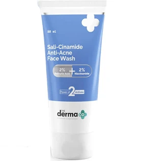 The Derma Co Sali-Cinamide Anti-Acne Face Wash 1% Salicylic Acid