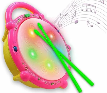 Congo Flash Drum Toy 3D Lights