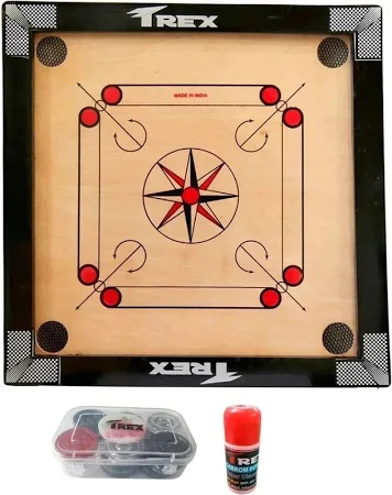 Trex Sports 20 Inches Carrom Board