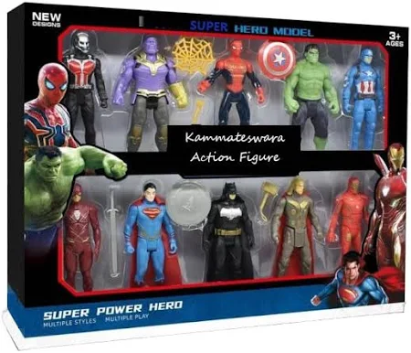 Kammateswara Superhero Action Figure Set