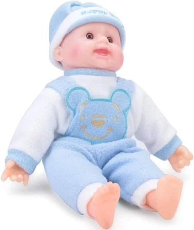NAVIXA Baby Boy Doll Laughing Musical Plush